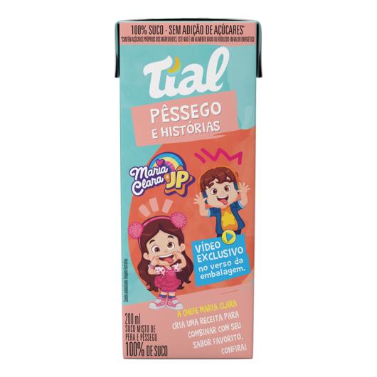 Suco Tial Pera e Pêssego Maria Clara & JP Histórias 200ml - Imagem em destaque