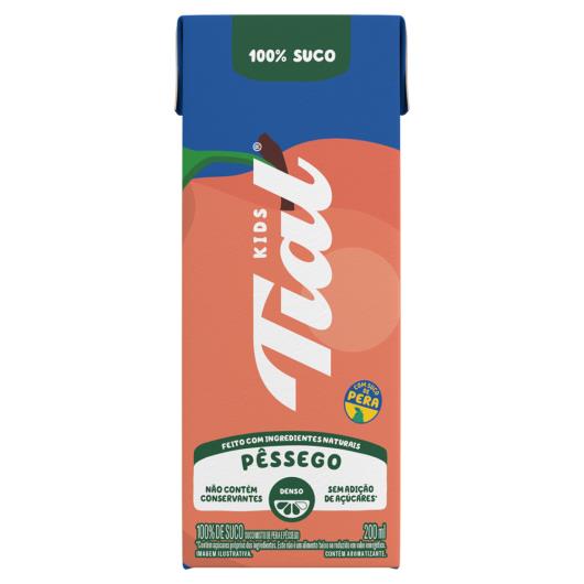 Suco Tial Kids Pêssego 200ml - Imagem em destaque
