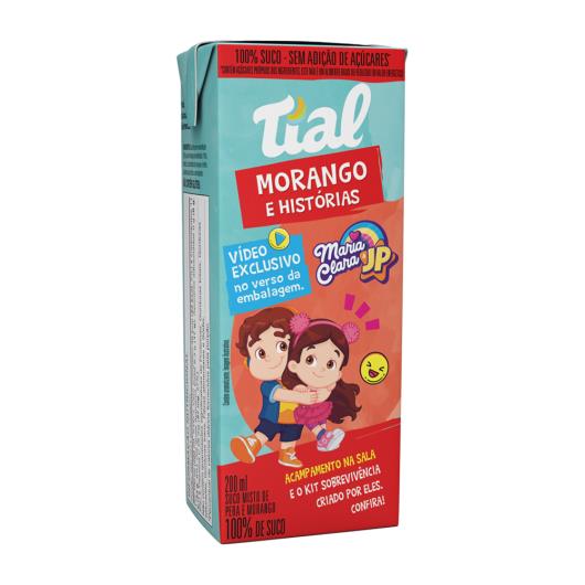Suco Pera e Morango Tial Histórias Maria Clara & JP Caixa 200ml - Imagem em destaque