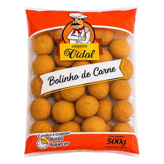 Bolinho de carne Vidal Salgados congelado 500g - Imagem em destaque