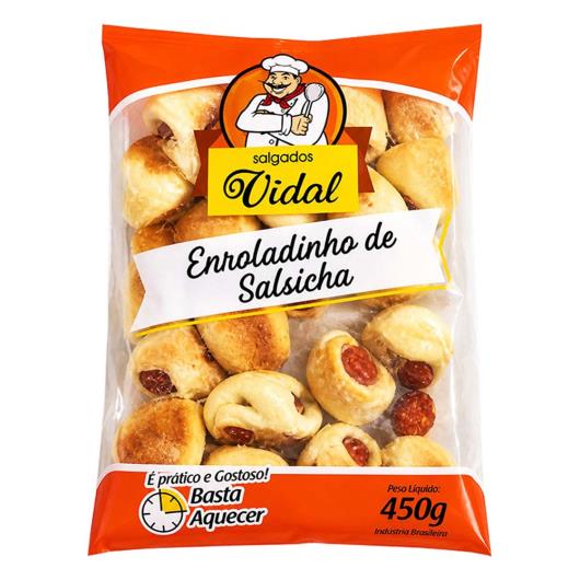 Enroladinho salsicha Vidal Salgados congelado 450g - Imagem em destaque