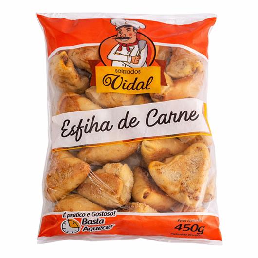Esfiha carne Vidal Salgados congelado 450g - Imagem em destaque