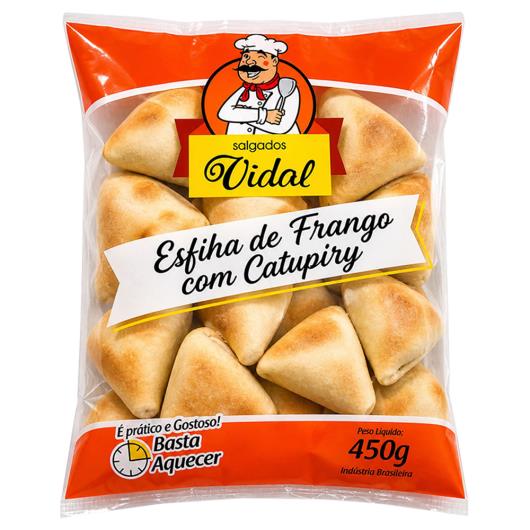 Esfiha frango com catupiry Vidal Salgados congelado 450g - Imagem em destaque