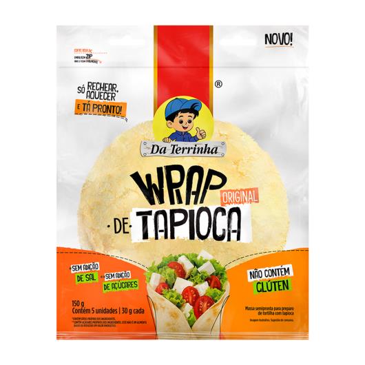 Wrap Da Terrinha Tapioca sem Glúten Pouch 150g - Imagem em destaque