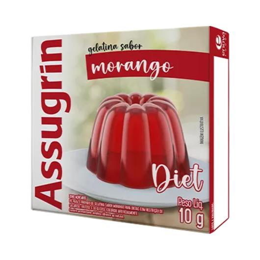 Gelatina em Pó Assugrin Diet Morango 10g - Imagem em destaque