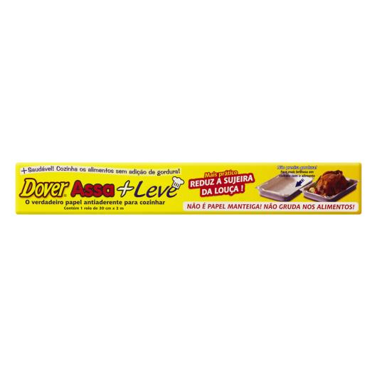 Papel Antiaderente para Cozinhar Dover Assa + Leve 30cm x 3m - Imagem em destaque