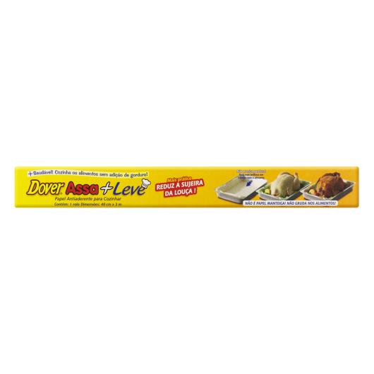 Papel Antiaderente para Cozinhar Dover Assa + Leve 40cm x 3m - Imagem em destaque
