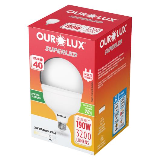 Lâmpada 190w superled branca Ourolux Unidade - Imagem em destaque