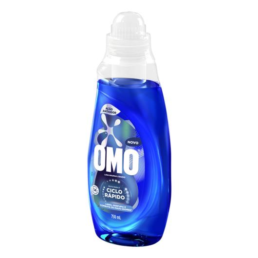 Lava-Roupas Líquido Omo Ciclo Rápido Ação Antiodor Frasco 750ml - Imagem em destaque