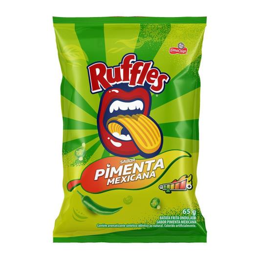 Batata Frita Ondulada Pimenta Mexicana Elma Chips Ruffles 65G - Imagem em destaque