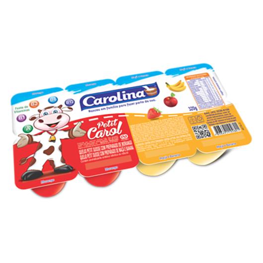 Petit Suisse Carolina Morango, Maçã e Banana Bandeja 320g - Imagem em destaque