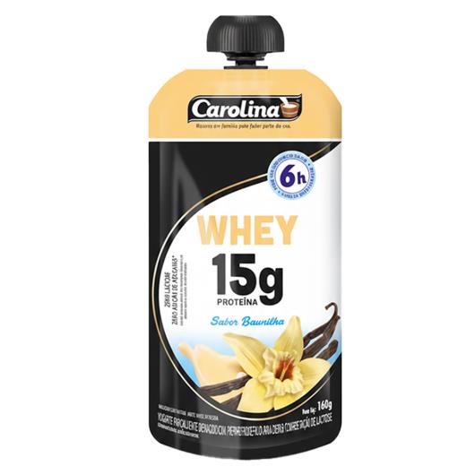 Iogurte whey 15g proteína baunilha Carolina 160g - Imagem em destaque