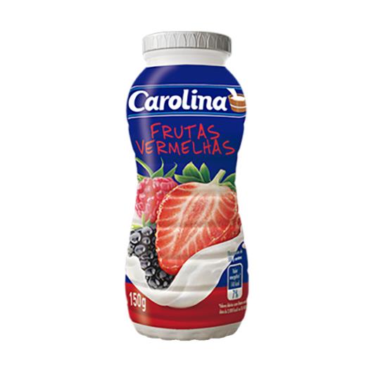 Bebida Láctea Carolina Frutas Vermelhas Frasco 150g - Imagem em destaque