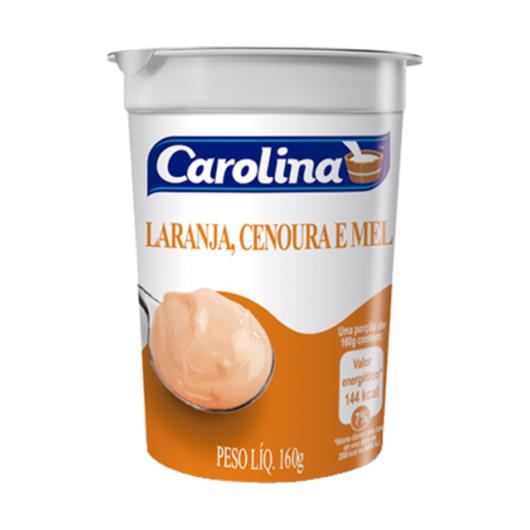 Iogurte Natural Carolina Laranja, Cenoura e Mel 160g - Imagem em destaque