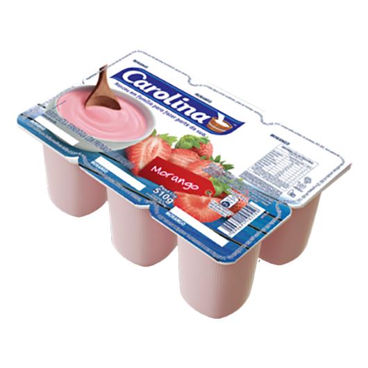 Bebida Láctea Carolina Morango Bandeja 510g - Imagem em destaque