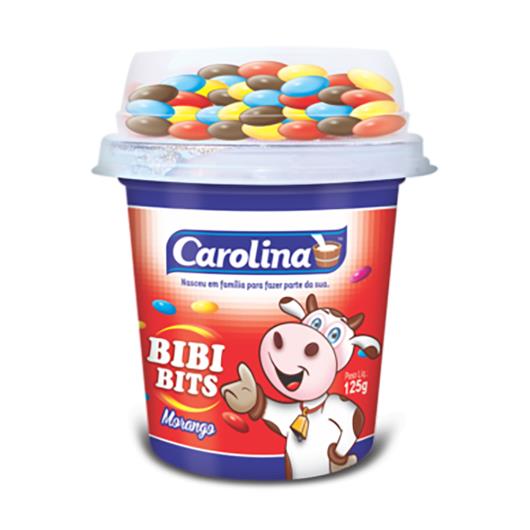 Bebida Láctea Carolina Bibi Bits Morango e Confeitos Copo 125g - Imagem em destaque