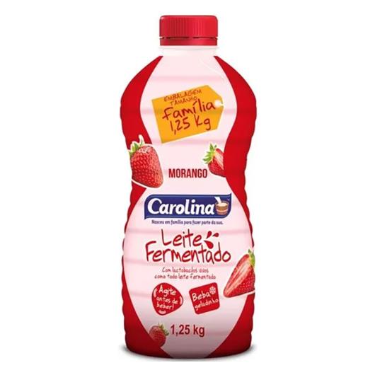 Leite Fermentado Carolina Morango Embalagem Econômica 1.25kg - Imagem em destaque