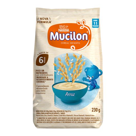 Cereal Infantil Arroz Mucilon Pacote 230g - Imagem em destaque