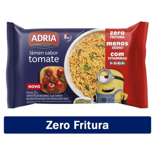 Macarrão Instantâneo Tomate Adria 75g - Imagem em destaque