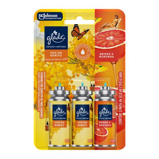 Kit Odorizante voo em bonito + bride a noronha Glade refil 3x12ml - Imagem em destaque