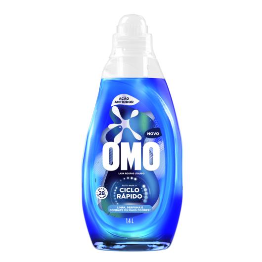Lava-Roupas Líquido Omo Ciclo Rápido Ação Antiodor Frasco 1,4l - Imagem em destaque