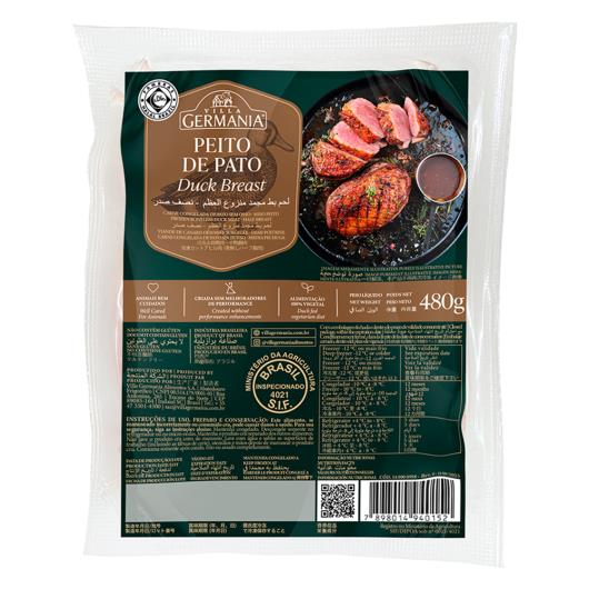Peito de pato sem osso Villa Germania congelado 480g - Imagem em destaque
