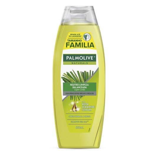 Shampoo Palmolive Naturals Neutro Capim Limão Limpeza Balanceada 650ml - Imagem em destaque