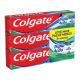 Pack Creme Dental Colgate Tripla Ação Menta Original 90g 3 unidades - Imagem 7509546701752-2-.jpg em miniatúra