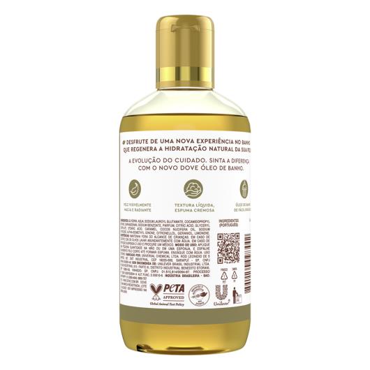 Sabonete líquido óleo de banho glicerinado Dove 240ml - Imagem em destaque
