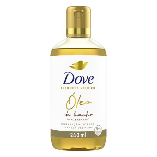 Sabonete líquido óleo de banho glicerinado Dove 240ml - Imagem em destaque