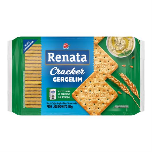 Biscoito cracker gergelim Renata 360g - Imagem em destaque