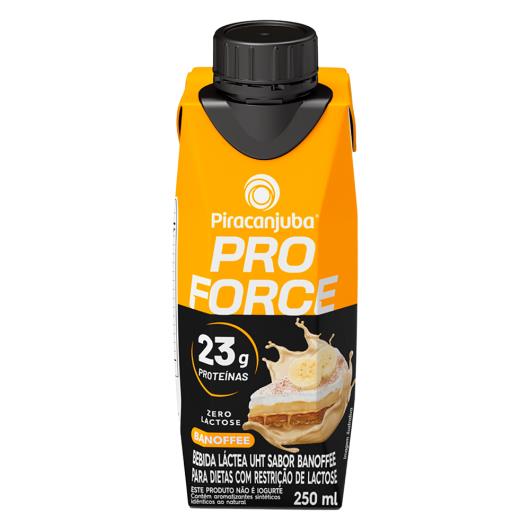 Bebida láctea 23g proteínas banoffe Piracanjuba Pro Force 250ml - Imagem em destaque