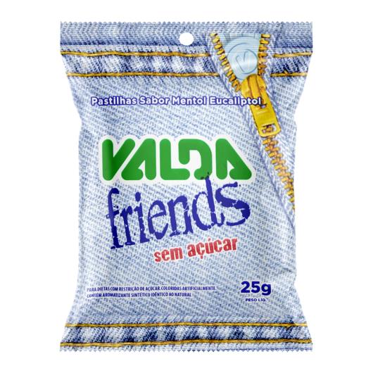 Pastilhas Valda Friends Mentol Eucaliptol Zero Açúcar Pacote 25g - Imagem em destaque