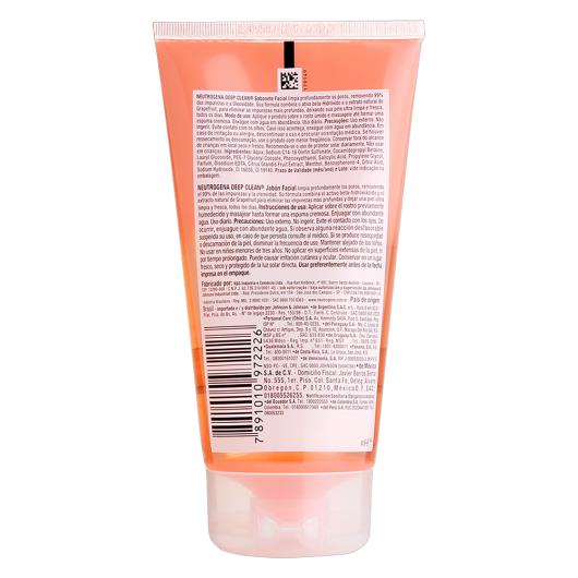 Sabonete Líquido Facial Neutrogena Deep Clean Grapefruit Natural Bisnaga 150g - Imagem em destaque