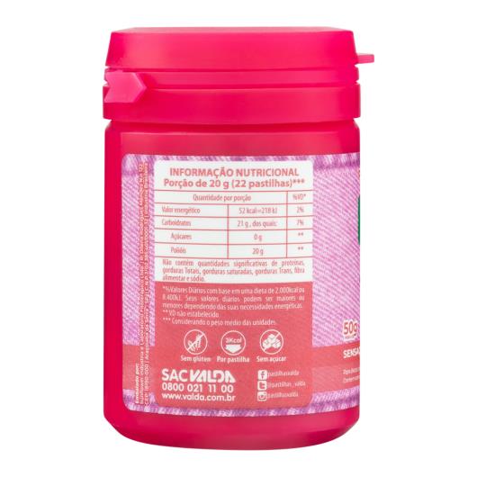 Pastilhas Valda Friends Morango Zero Açúcar Pote 50g - Imagem em destaque