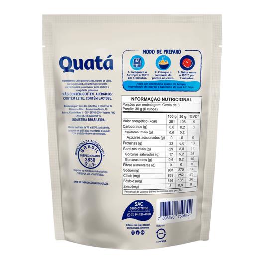 Queijo coalho tradicional em cubos Quatá 100g - Imagem em destaque