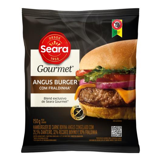 Hambúrguer Seara Gourmet Fraldinha Angus Burguer Blend 150g - Imagem em destaque