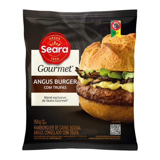 Hambúrguer Seara Gourmet Angus Burger com Trufas Blend 150g - Imagem em destaque
