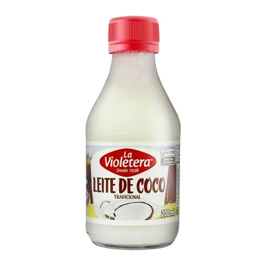 Leite de Coco La Violetera Tradicional 200ml - Imagem em destaque