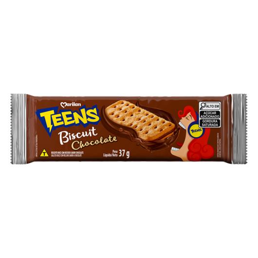 Biscoito Chocolate Marilan Teens Biscuit Pacote 37g - Imagem em destaque