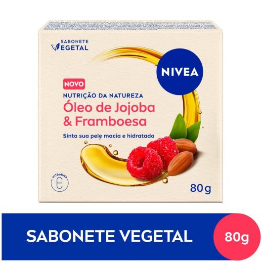 Sabonete Vegetal NIVEA Nutrição Da Natureza Óleo de Jojoba & Framboesa 80g - Imagem em destaque
