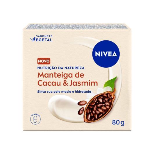 Sabonete Vegetal NIVEA Nutrição Da Natureza Manteiga De Cacau & Jasmim 80g - Imagem em destaque