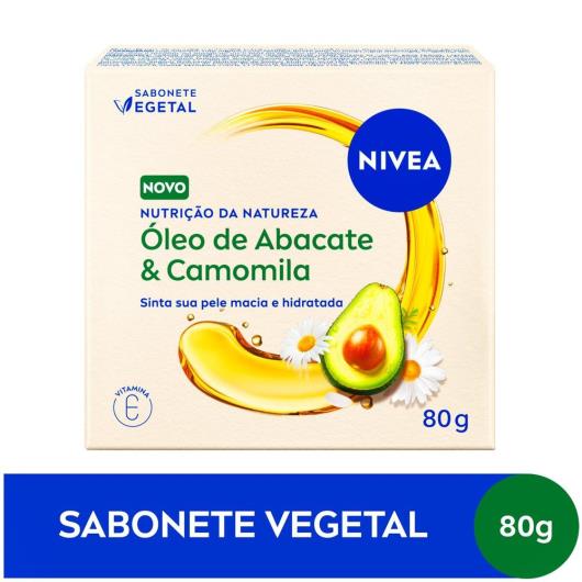 Sabonete Vegetal NIVEA Nutrição Da Natureza Óleo de Abacate & Camomila 80g - Imagem em destaque