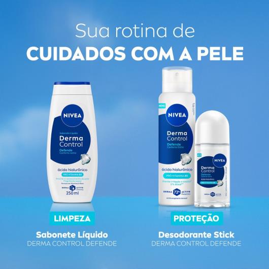 NIVEA Sabonete Líquido Derma Control Defende 250ml - Imagem em destaque