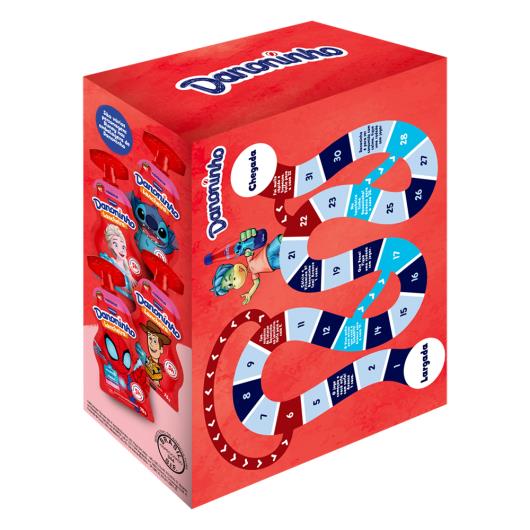 Kit Petit Suisse Danoninho Morango 350g 5 Unidades Grátis 1 Squeeze Plástico Stitch 600ml - Imagem em destaque