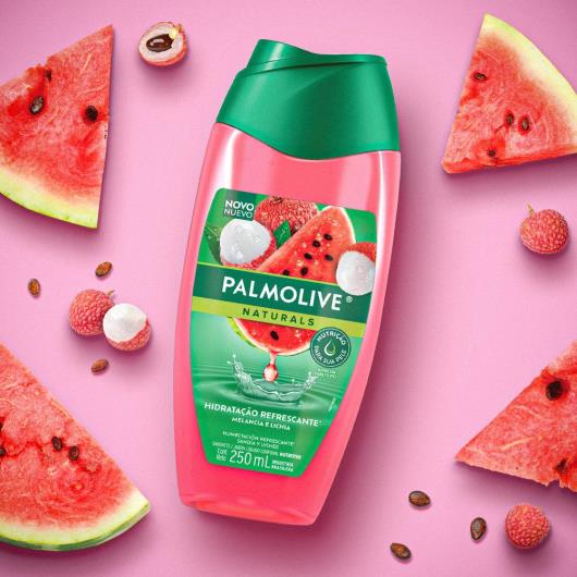 Sabonete líquido Palmolive Naturals Hidratação Refrescante Melancia e Lichia 250ml - Imagem em destaque