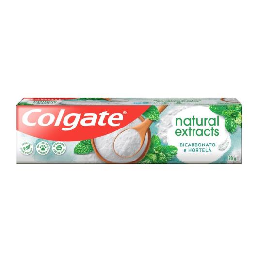 Creme Dental Colgate Natural Extracts Bicarbonato e Hortelã 90g - Imagem em destaque