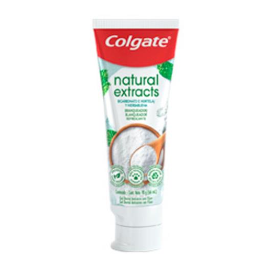 Creme Dental Colgate Natural Extracts Bicarbonato e Hortelã 90g - Imagem em destaque