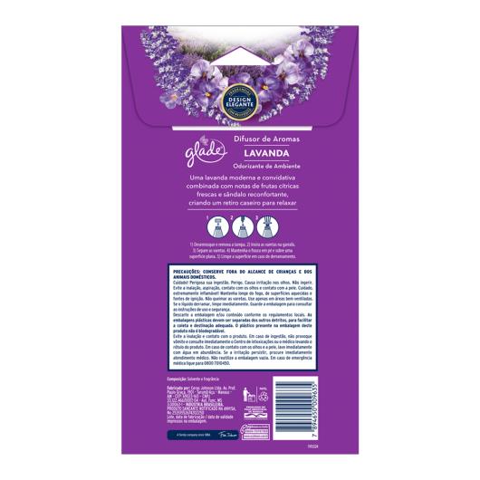 Difusor lavanda 2x100ml Glade 200ml - Imagem em destaque