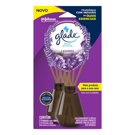 Difusor lavanda 2x100ml Glade 200ml - Imagem em destaque